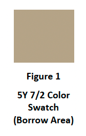 Figure 1 5Y 7/2 Color Swatch (Borrow Area)