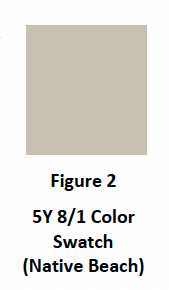 Figure 2 5Y 8/1 Color Swatch (Native Beach)